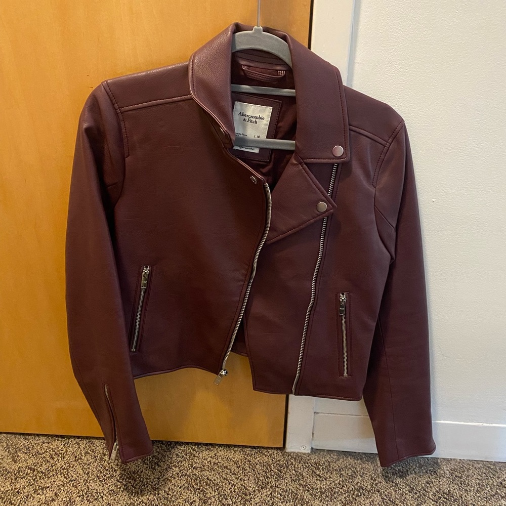 Abercrombie Vegan Leather Jacket